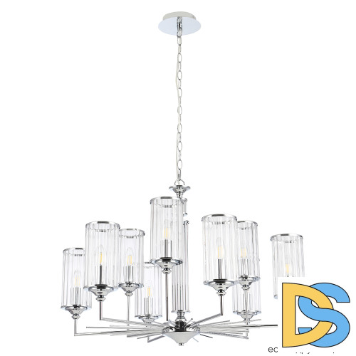 Подвесная люстра Crystal Lux GLORIA SP9 CHROME