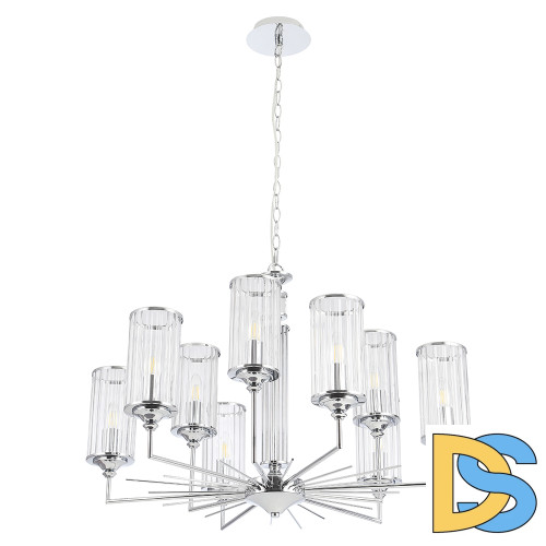 Подвесная люстра Crystal Lux GLORIA SP9 CHROME