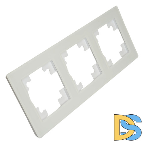 Рамка трехместная Stekker GFR00-7003-01M Катрин 49596