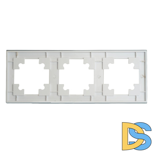 Рамка трехместная Stekker GFR00-7003-01M Катрин 49596