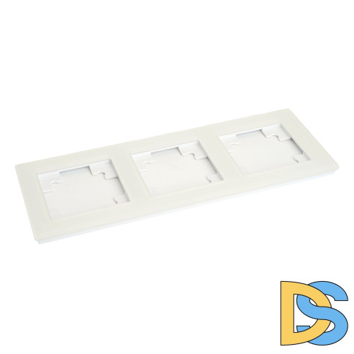 Рамка трехместная Stekker GFR00-7003-01M Катрин 49596