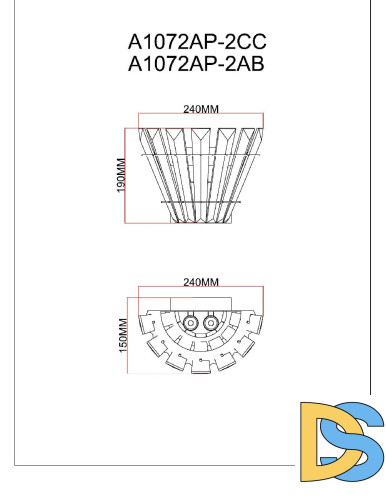 Настенный светильник Arte Lamp Florizel A1072AP-2AB