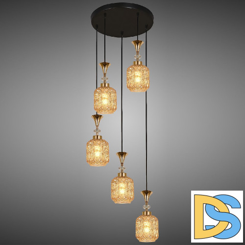 Подвесная люстра Reluce 02003-0.9-05 AMBER