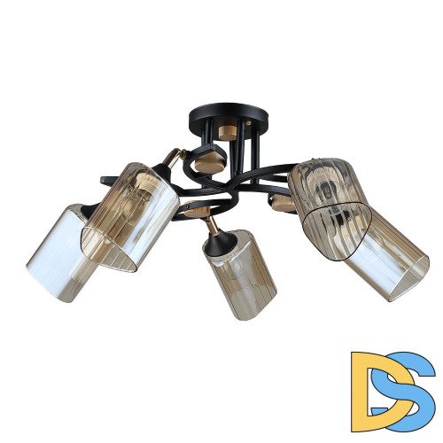 Потолочная люстра Arte Lamp Glamore A5076PL-5BK