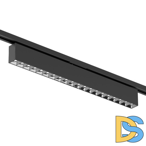 Трековый однофазный светильник Denkirs Edder DK6644-BK