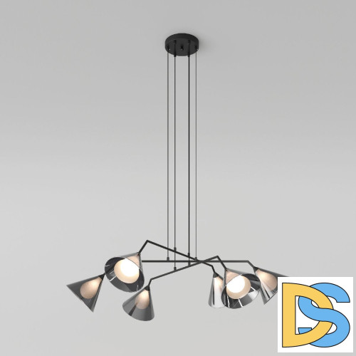 Подвесная люстра Eurosvet Enigma 70161/6 черный a069046