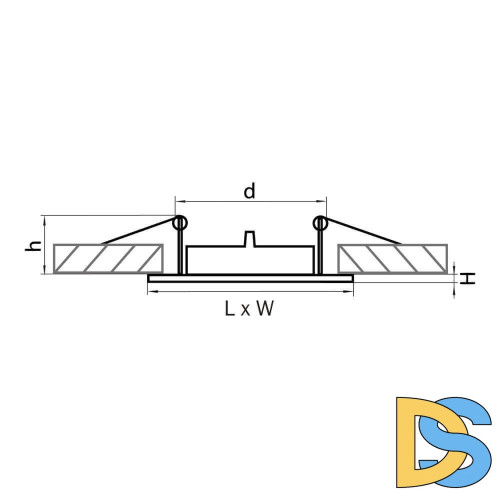 Встраиваемый светильник Lightstar Lega16 011944