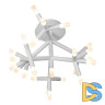 Потолочная светодиодная люстра iLedex Savage FS-017-X25 WH