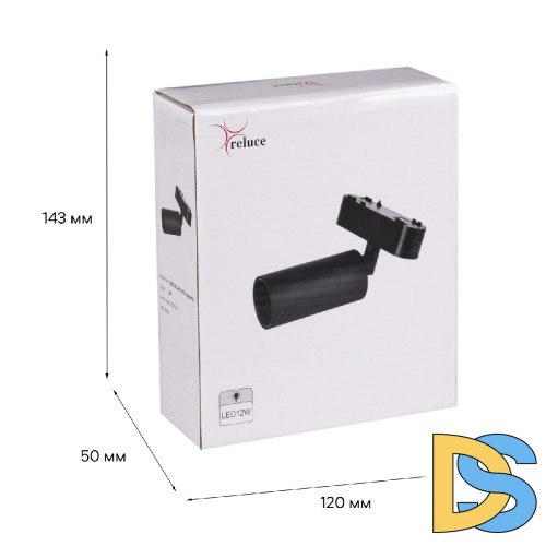 Трековый магнитный светильник Reluce 13005-9.3-001UR magnetic LED12W BK