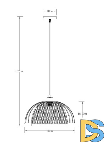 Подвесной светильник Arte Lamp Woodstock A7071SP-1BK