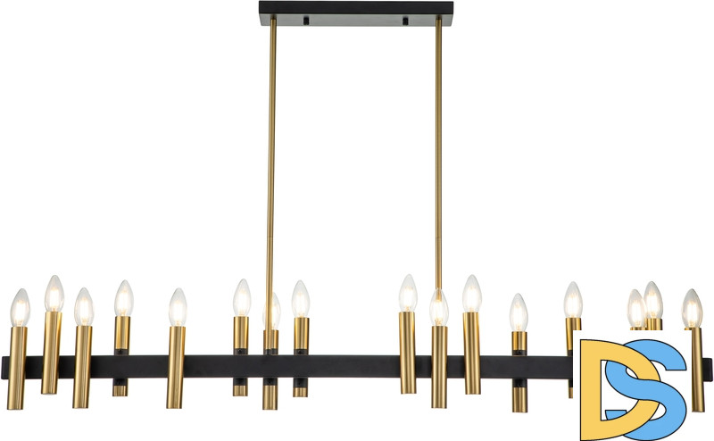 Люстра на штанге Indigo Cero 13009/16RL Black V000209