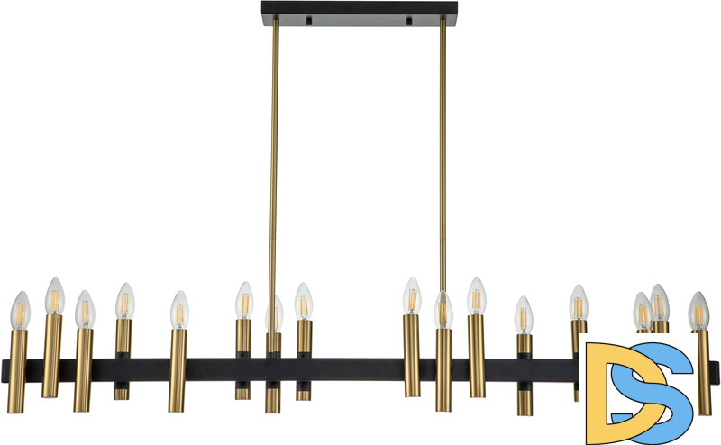 Люстра на штанге Indigo Cero 13009/16RL Black V000209