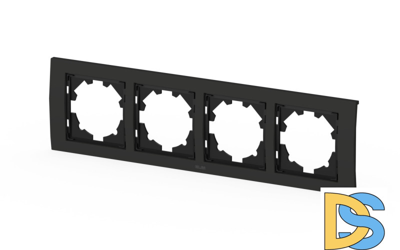 Рамка четырехместная ELBI Zena Platin 500-073700-228