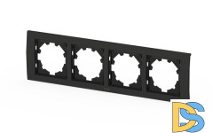 Рамка четырехместная ELBI Zena Platin 500-073700-228