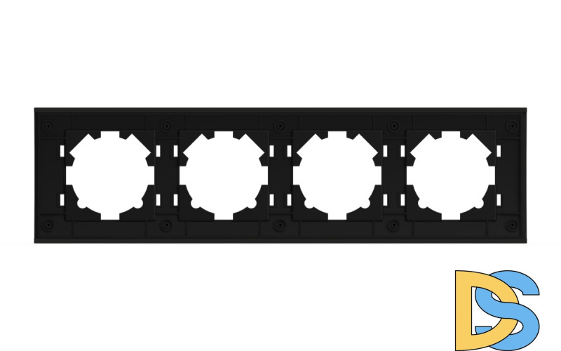 Рамка четырехместная ELBI Zena Platin 500-073700-228