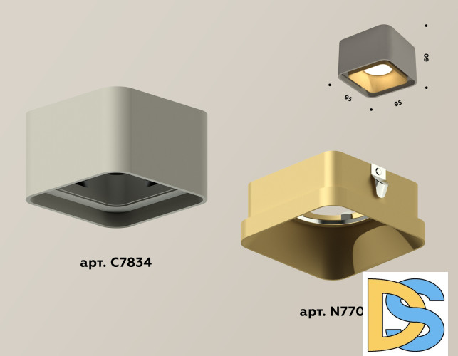 Накладной светильник Ambrella Light Techno XS7834004