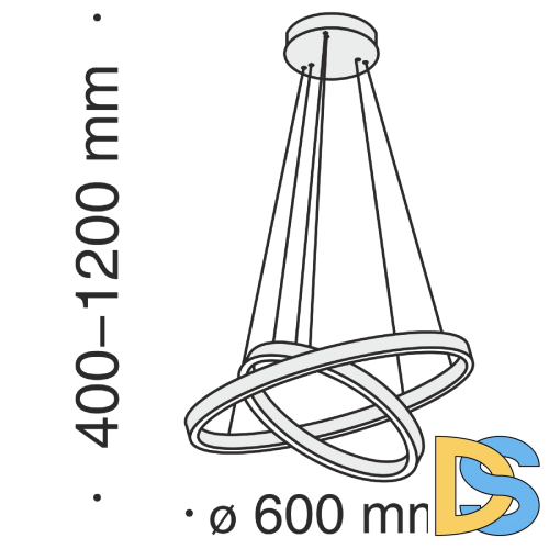 Подвесной светильник Maytoni Rim MOD058PL-L55W4K