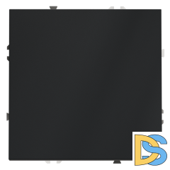 Выключатель с самовозвратом встраиваемый VOLTUM S70 одноклавишный 10А, (графит)