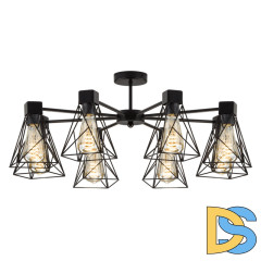 Потолочная люстра Eurosvet Trappola 70107/8 черный