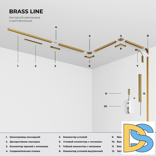 Прямой коннектор Elektrostandard Line Magnetic 85008/00 4690389213847 a069644