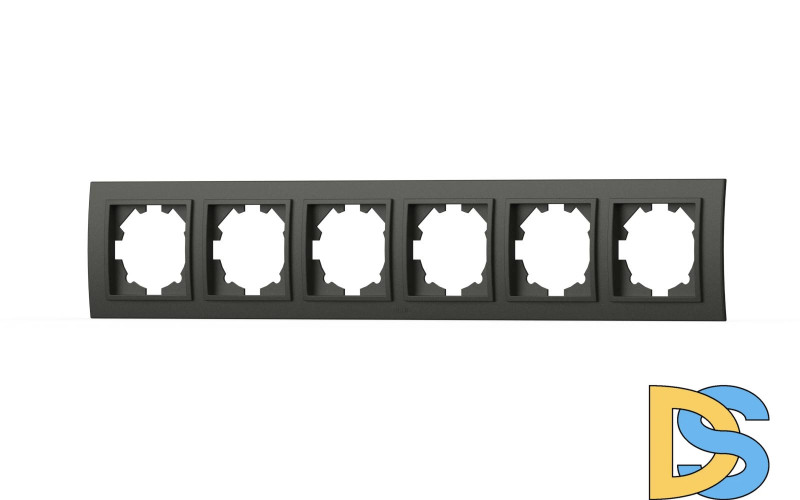 Рамка шестиместная ELBI Zena 500-011100-252