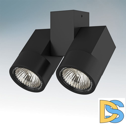 Потолочный светильник Lightstar Illumo X2 Nero 051037