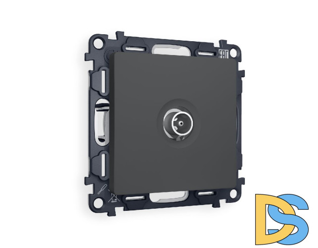 Комплект механизма TV розетки проходной 5-1000 MHz 4dB Ambrella Volt Alfa MA913030