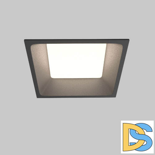 Встраиваемый светильник Maytoni Okno DL056-12W3-4-6K-B