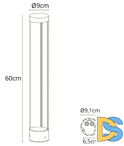 Ландшафтный светильник Arte Lamp New York A1660PA-1BK