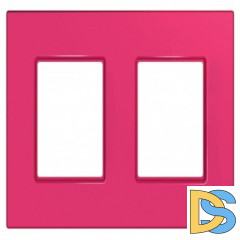 Рамка 2-ая (двойная), Малина, серия Unica Quadro, Schneider Electric