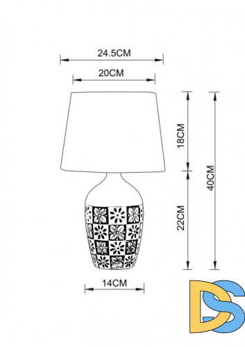 Настольная лампа ARTE Lamp A4237LT-1GY