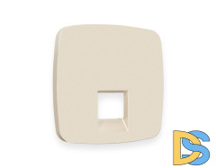 Лицевая панель для компьютерной/телефонной розетки RJ-45/RJ-11 Ambrella Volt Omega OP3320