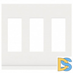 Рамка 3-ая (тройная), Стекло Белое, серия Unica Pure, Schneider Electric