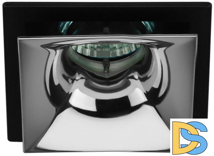 Встраиваемый светильник Эра KL102 BK/CH Б0056356