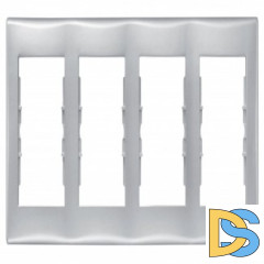 Рамка 4-ая (четверная), Алюминий, серия Sedna, Schneider Electric