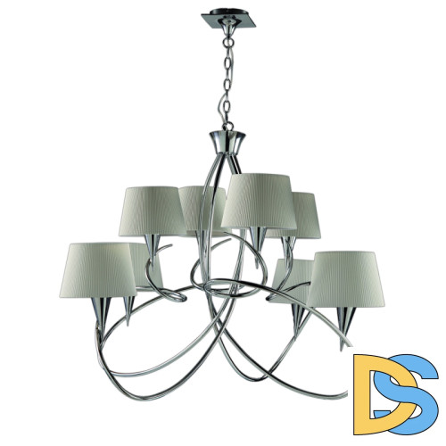 Подвесная люстра Mantra Mara Chrome - White 1654