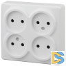 Розетка 4х2P Эра 11-2210-01 Б0020706