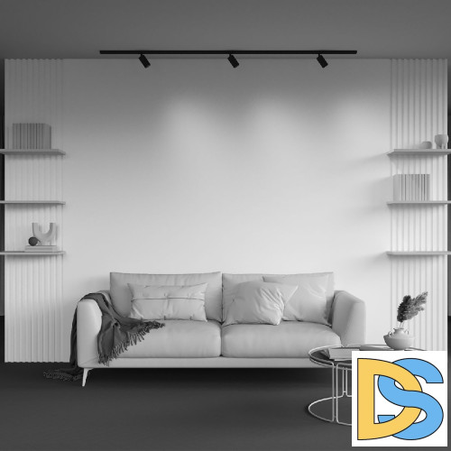 Трековый однофазный светильник Maytoni Calipso TR218-1-GU10-BK