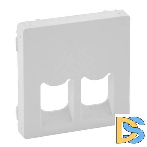 Лицевая панель Legrand Valena Life розетки телефонной RJ-11/Ethernet RJ-45 белая 755420