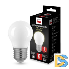 Светодиодная лампа ImperiumLoft E27 6W 2700K 243800-26