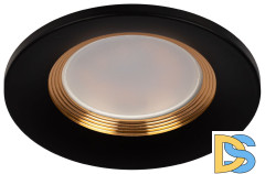 Встраиваемый светильник Эра KL107 BK/GD Б0061097
