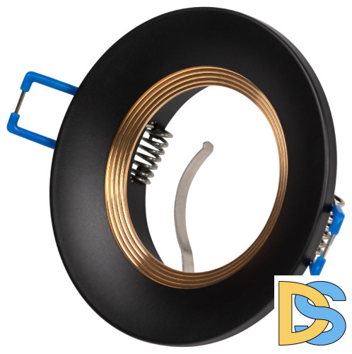 Встраиваемый светильник Эра KL107 BK/GD Б0061097