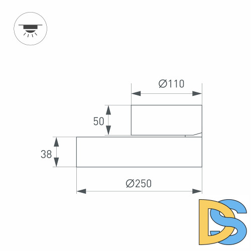 Накладной светильник Arlight 028171