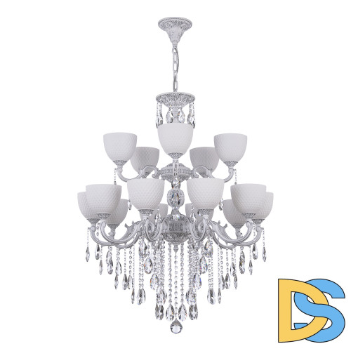 Подвесная люстра Bohemia Ivele Crystal AL78101/10+5/250/2D B WMN P1 U Wave