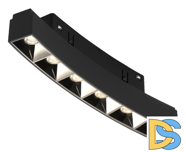 Трековый магнитный светильник iLedex Vision 4822-035-L177-D1000-6W-110DG-3000K-BK