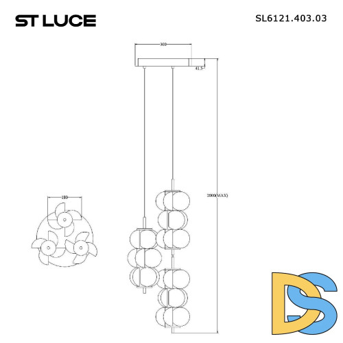 Подвесной светильник ST Luce Talisman SL6121.403.03