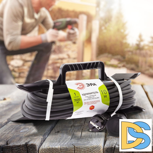 Удлинитель силовой Эра UFx-1e-3x2,5-10m-IP44(KG) Б0050870