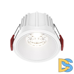 Встраиваемый светильник Maytoni Technical Alfa LED DL043-01-15W4K-RD-W