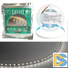 Светодиодная лента Saffit SST02 12В 9,6Вт/м 4000К 5м IP20 55241