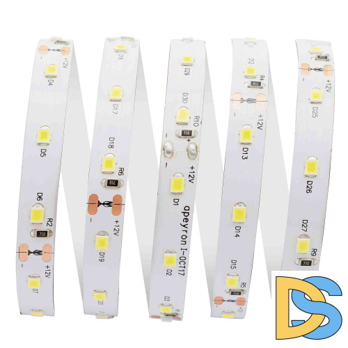 Светодиодная лента Apeyron 12В СТ 8Вт/м smd2835 60д/м IP20 800Лм/м 4000К 00-130